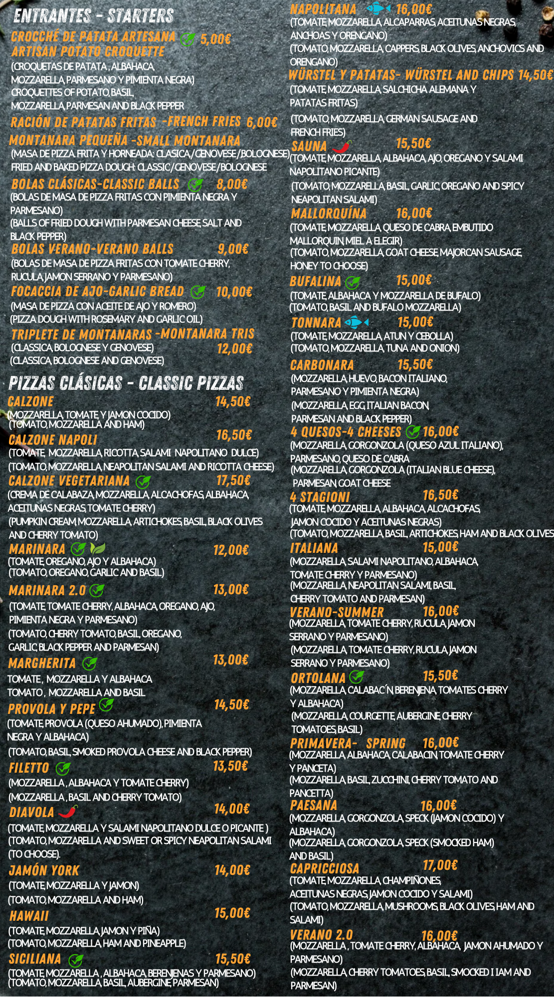 Carta de comida